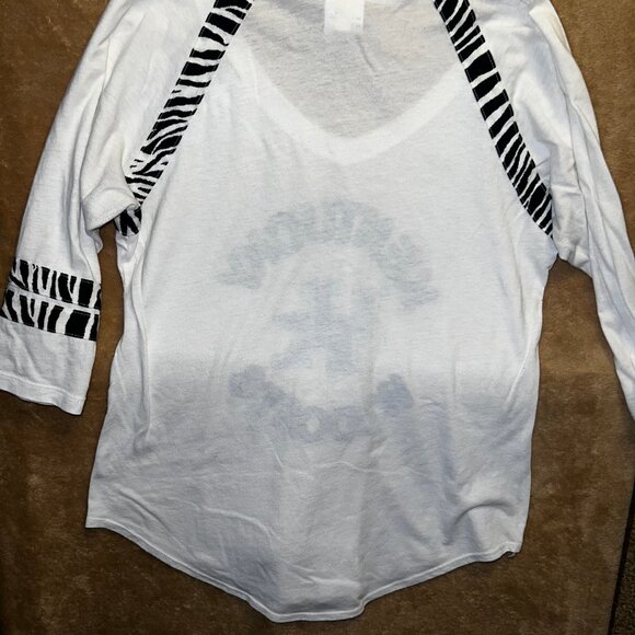 Soffe Medium Kentucky Wildcat White 3/4 Sleeve Tiger Stripe Trim C03 - Picture 5 of 5